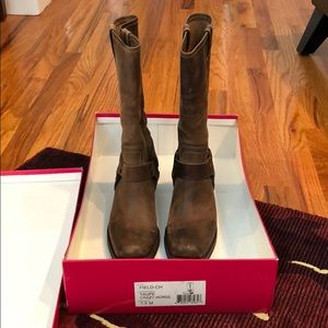 BCBGirls Taupe Crazy Horse Boots